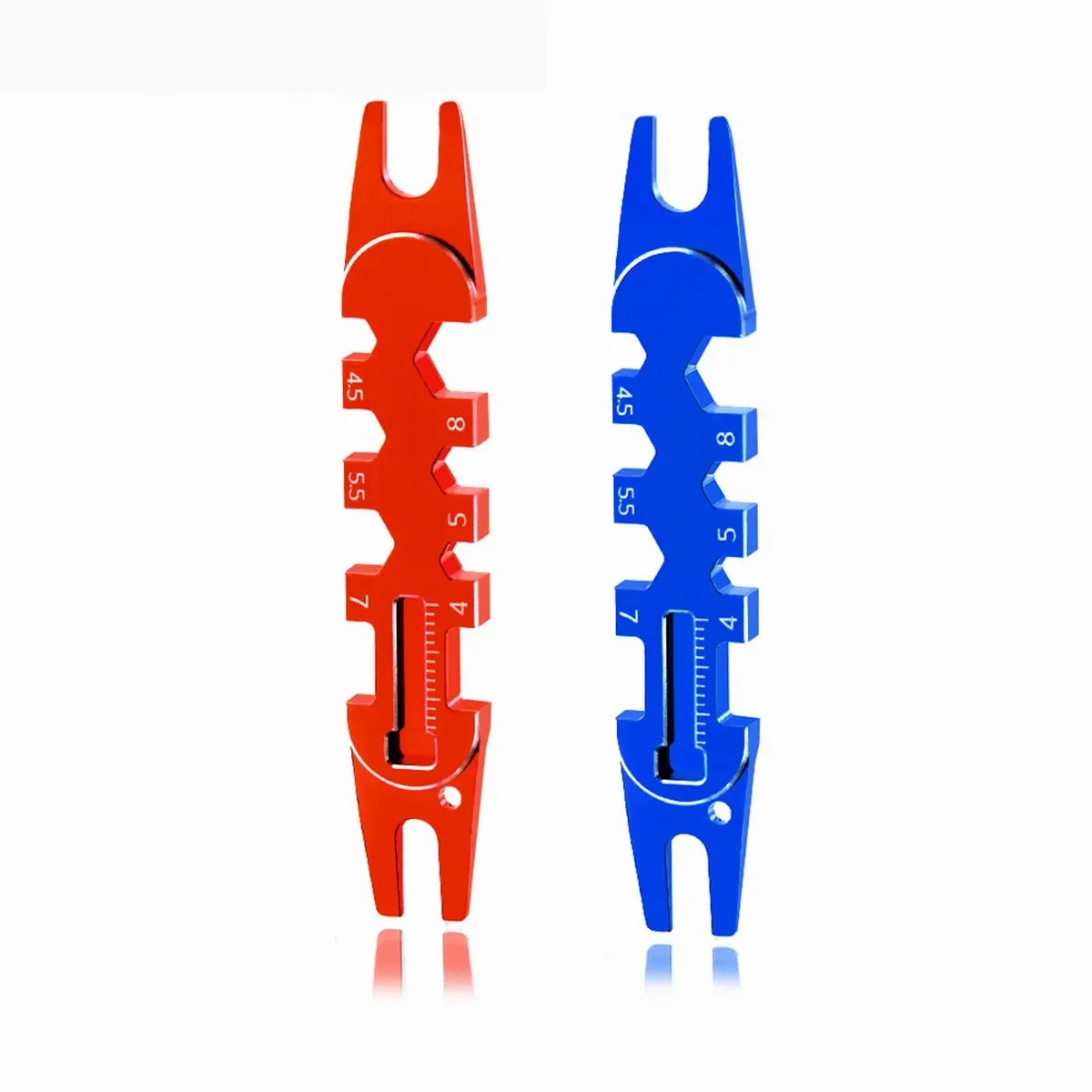 Running Gear Car - Clé rouge/bleue pour voiture RC, outil