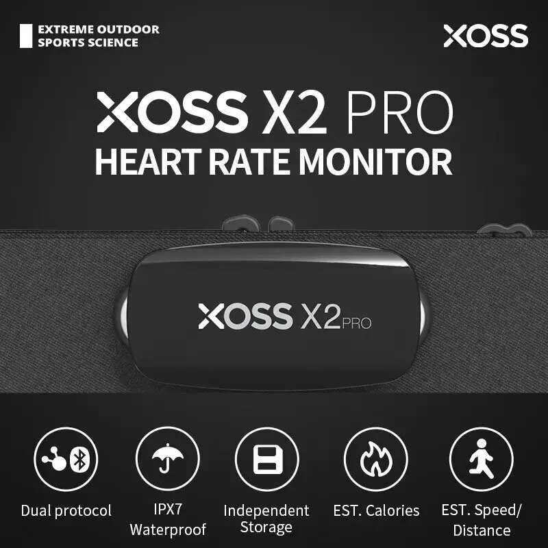 Heart Rate Strap Chest - Capteur de fréquence cardiaque XOSS X2