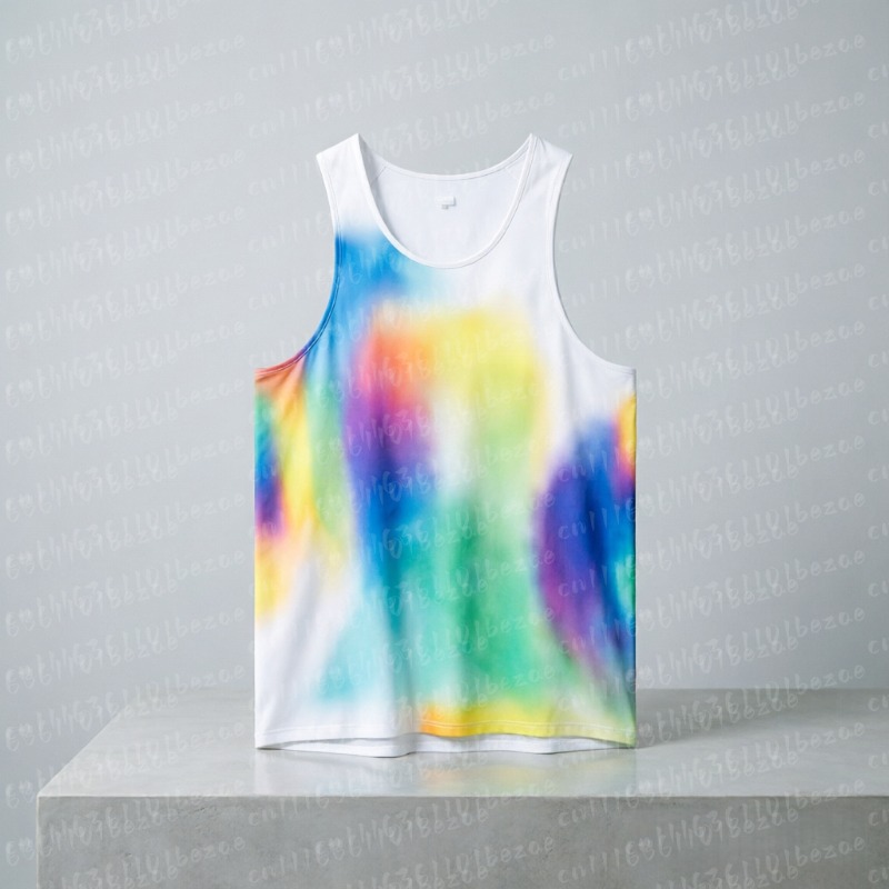 Running Gear Vest - Gilet de course à rayures ondulées,