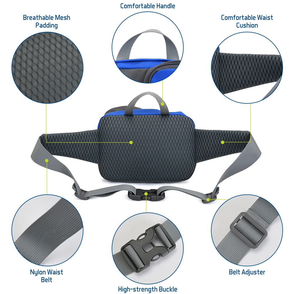 1PCSFanny Pack Waist Bag - Équ - Running Gear Essential avis et prix